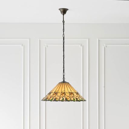 Endon 64194 - Luster na lancu JAMELIA 3xE27/60W/230V pr. 50 cm