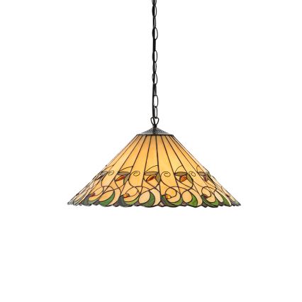 Endon 64194 - Luster na lancu JAMELIA 3xE27/60W/230V pr. 50 cm