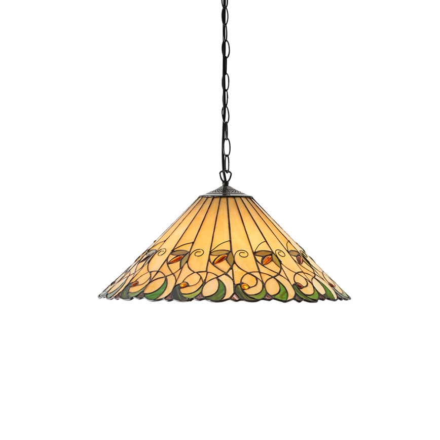 Endon 64194 - Luster na lancu JAMELIA 3xE27/60W/230V pr. 50 cm