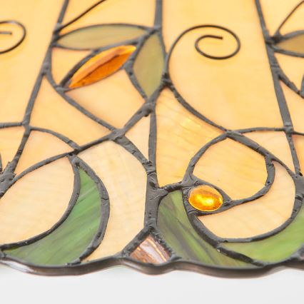 Endon 64194 - Luster na lancu Tiffany JAMELIA 3xE27/60W/230V, promjer 50 cm