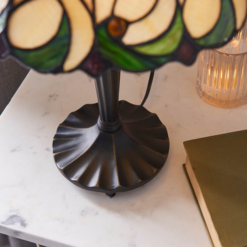 Endon 64195 - Stolna svjetiljka Tiffany JAMELIA 1xE27/60W/230V Ø 31 cm