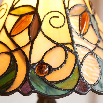 Endon 64196 - Stolna lampa Tiffany JAMELIA 1xE14/40W/230V Ø 20 cm