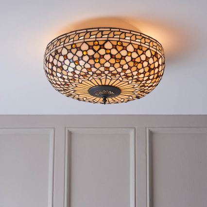Endon 64276 - Stropna svjetiljka MILLE FEUX 2xE27/60W/230V pr. 45 cm