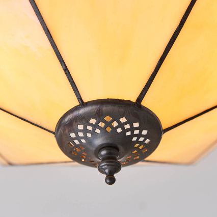 Endon 64284 - Stropna svjetiljka Tiffany NEVADA 2xE27/60W/230V Ø 40 cm