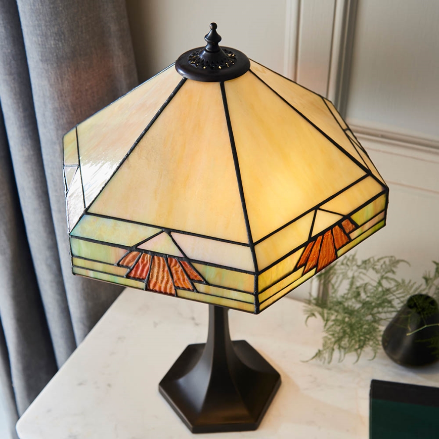 Endon 64286 - Stolna lampa NEVADA 2xE27/60W/230V pr. 40 cm
