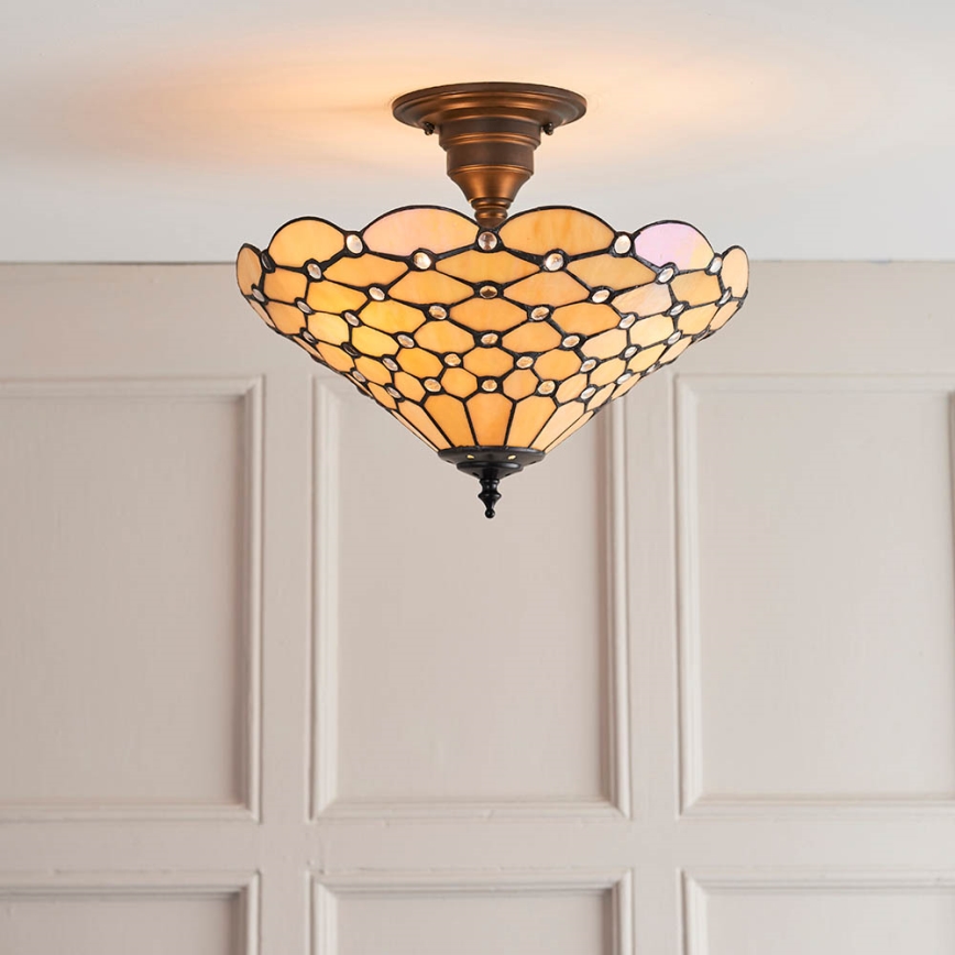 Endon 64300 - Nadgradni luster PEARL 3xE27/60W/230V pr. 37 cm