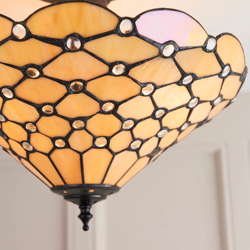 Endon 64300 - Nadgradni luster PEARL 3xE27/60W/230V pr. 37 cm