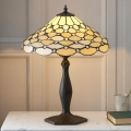 Endon 64301 - Stolna lampa Tiffany PEARL 1xE27/60W/230V Ø 37 cm