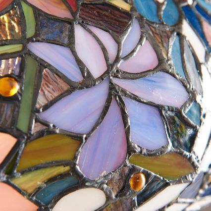 Endon 64323 - Podna lampa Tiffany SULLIVAN 2xE27/60W/230V promjer 56 cm