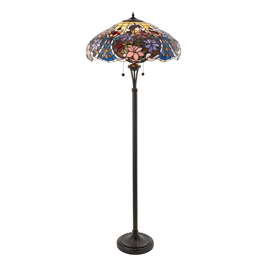 Endon 64323 - Podna svjetiljka SULLIVAN 2xE27/60W/230V Ø 56 cm