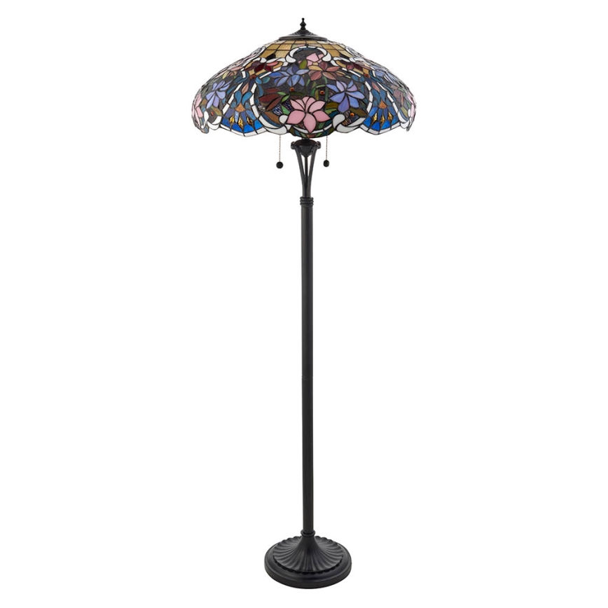 Endon 64323 - Podna svjetiljka SULLIVAN 2xE27/60W/230V Ø 56 cm