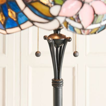 Endon 64323 - Podna svjetiljka SULLIVAN 2xE27/60W/230V Ø 56 cm