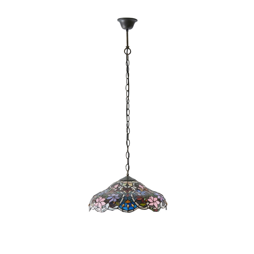 Endon 64325 - Luster na lancu SULLIVAN 1xE27/60W/230V Ø 40 cm