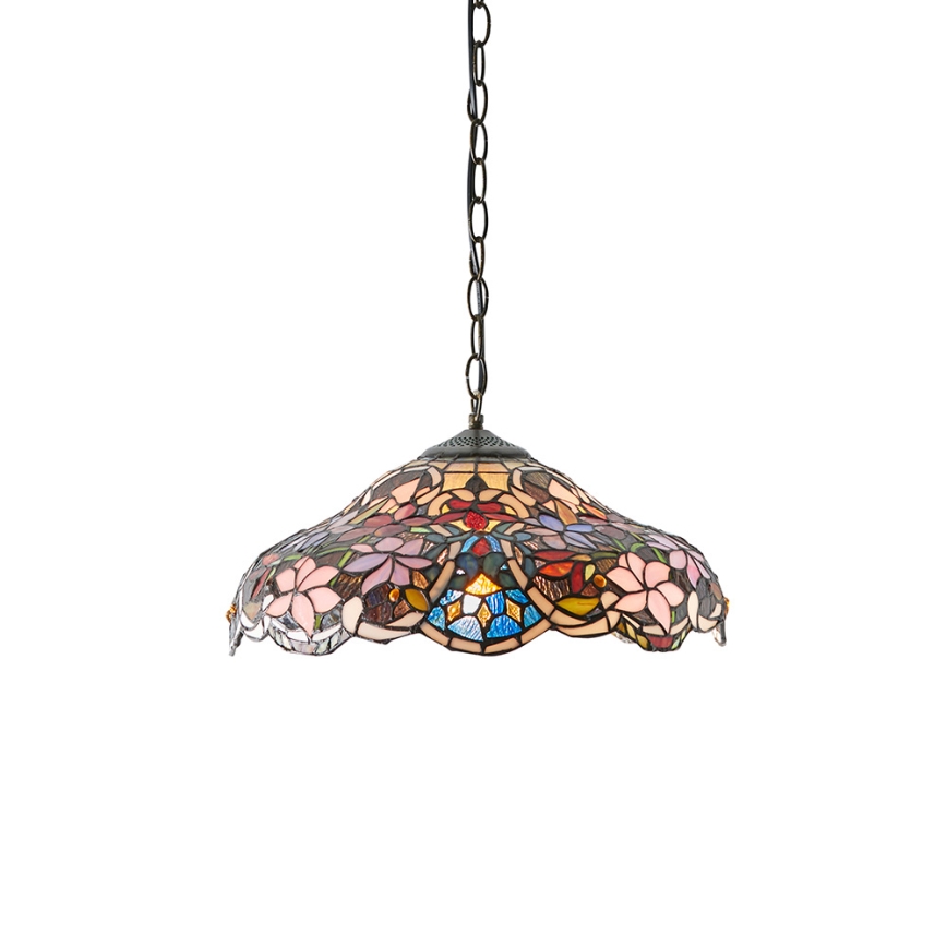 Endon 64325 - Luster na lancu SULLIVAN 1xE27/60W/230V Ø 40 cm