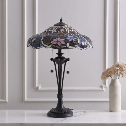 Endon 64326 - Stolna lampa SULLIVAN 2xE27/60W/230V pr. 40 cm