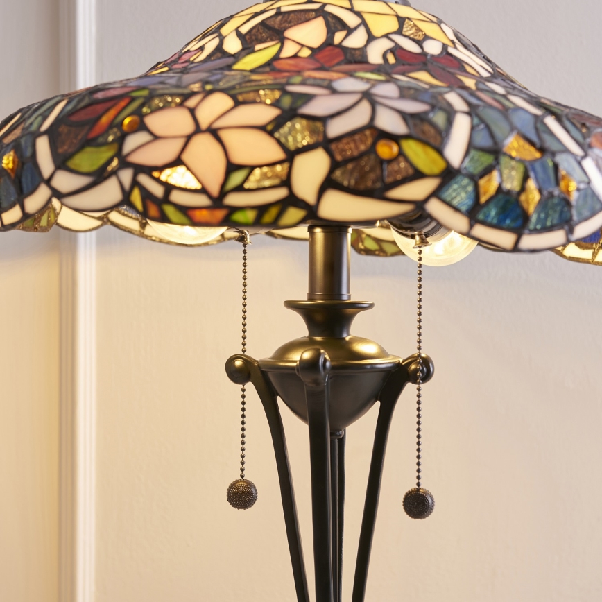 Endon 64326 - Stolna lampa SULLIVAN 2xE27/60W/230V pr. 40 cm