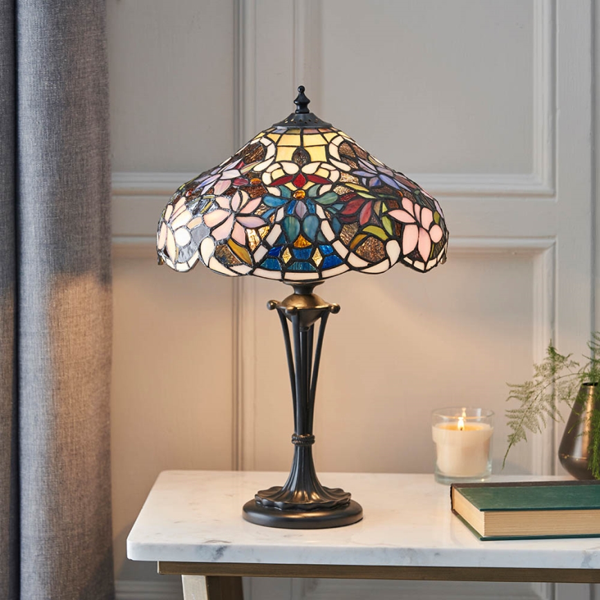 Endon 64327 - Stolna lampa SULLIVAN 2xE14/40W/230V pr. 30 cm
