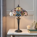 Endon 64327 - Stolna svjetiljka Tiffany SULLIVAN 2xE14/40W/230V promjer 30 cm