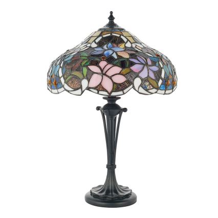Endon 64327 - Stolna svjetiljka Tiffany SULLIVAN 2xE14/40W/230V promjer 30 cm