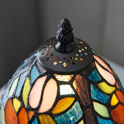 Endon 64331 - Stolna lampa Tiffany SYLVETTE 1xE14/40W/230V promjer 15 cm