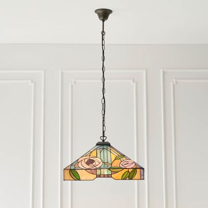 Endon 64384 - Luster na lancu WILLOW 3xE27/60W/230V