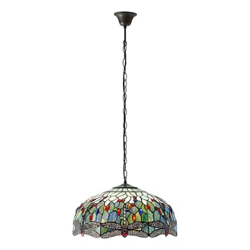 Endon 66148 - Luster na lancu DRAGONFLY 3xE27/60W/230V pr. 50 cm