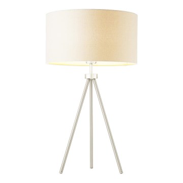 Endon 66986 - Stolna lampa TRI 1xE27/40W/230V matni krom/krem