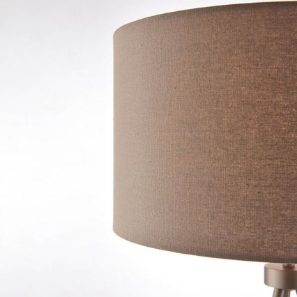 Endon 66986 - Stolna lampa TRI 1xE27/40W/230V mesing/bež