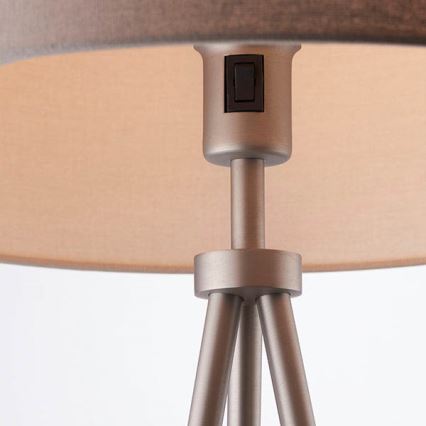 Endon 66987 - Podna svjetiljka TRI 1xE27/60W/230V bež