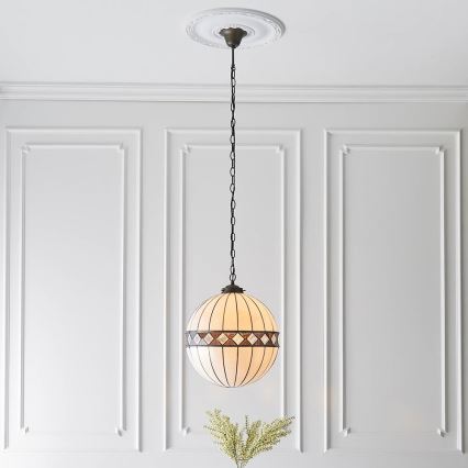Endon 67045 - Luster na lancu FARGO 1xE27/60W/230V pr. 40 cm