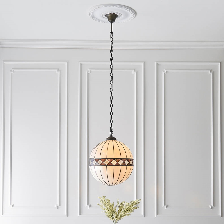 Endon 67045 - Luster na lancu FARGO 1xE27/60W/230V pr. 40 cm