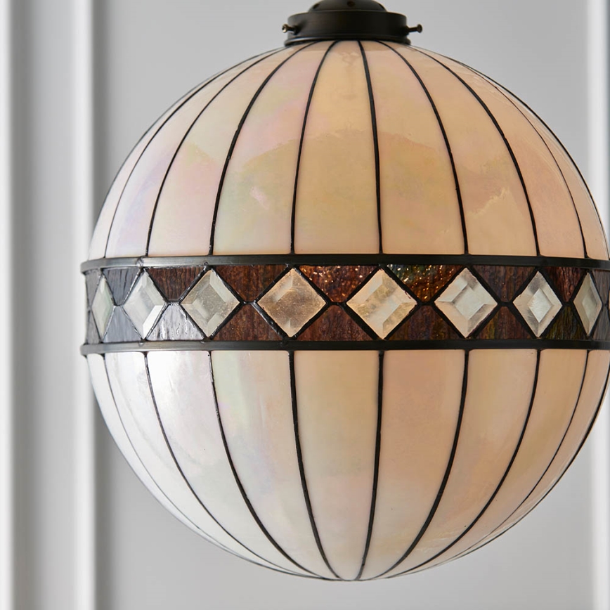Endon 67045 - Luster na lancu FARGO 1xE27/60W/230V pr. 40 cm