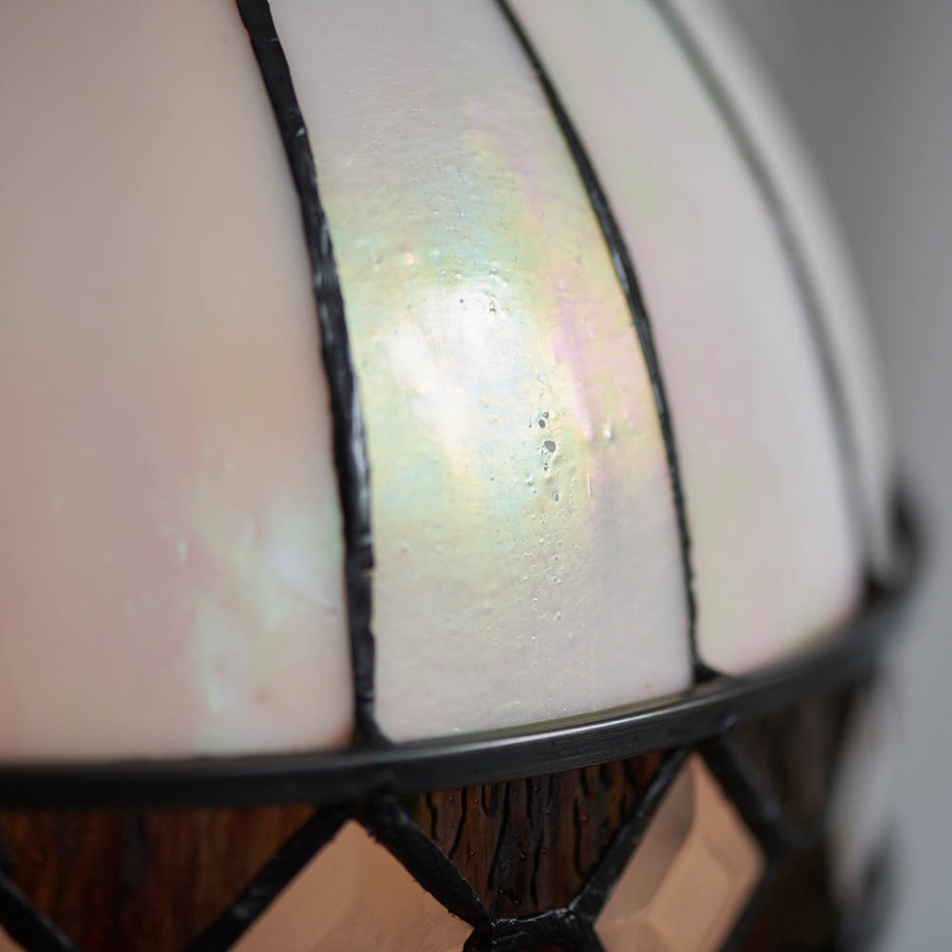 Endon 67045 - Tiffany luster FARGO na lancu, 1xE27/60W/230V, promjer 40 cm