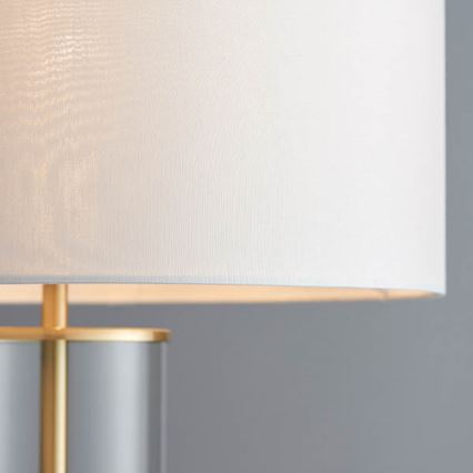 Endon 68802 - Stolna lampa LESSINA s dodirnim prigušivačem 1xE27/10W/230V zlatna/bijela