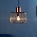 Endon 68986 - Viseći luster NICOLA 1xE27/40W/230V bakreni