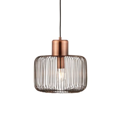 Endon 68986 - Viseći luster NICOLA 1xE27/40W/230V bakreni