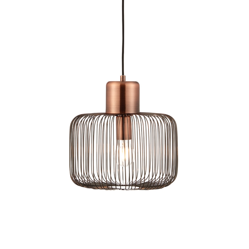 Endon 68986 - Viseći luster NICOLA 1xE27/40W/230V bakreni