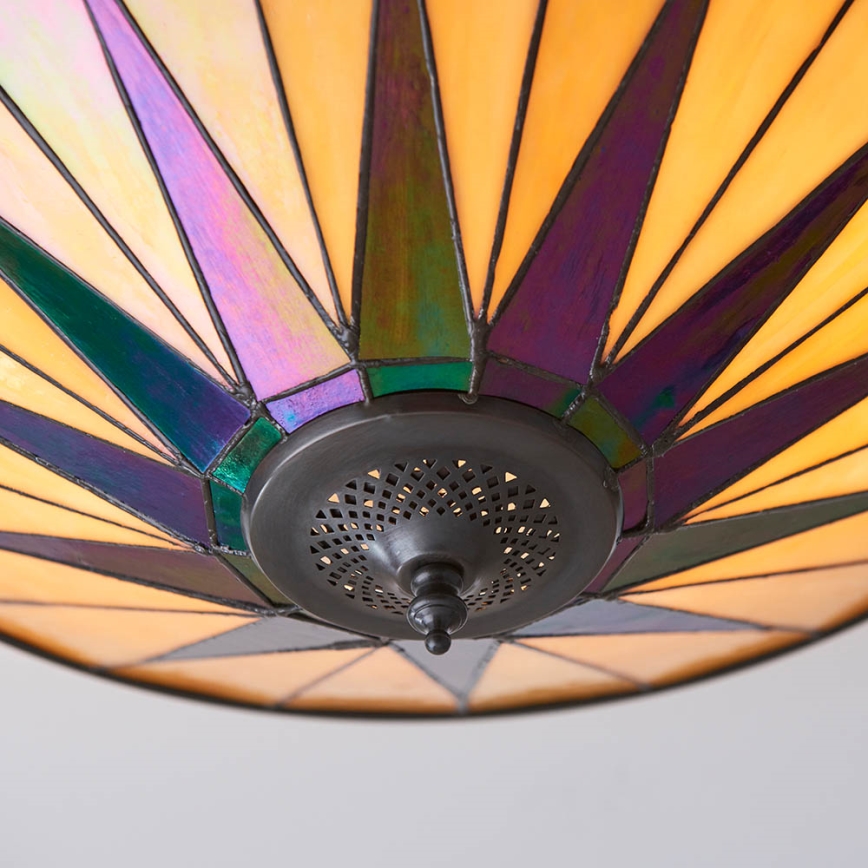 Endon 70240 - Stropna svjetiljka DARK STAR 2xE27/40W/230V pr. 49 cm