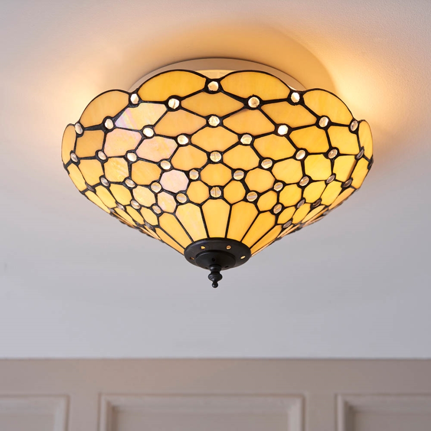 Endon 70242 - Stropna svjetiljka PEARL 2xE27/60W/230V pr. 37 cm