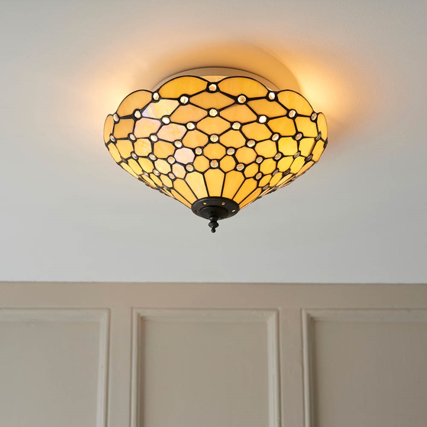Endon 70242 - Stropna svjetiljka PEARL 2xE27/60W/230V pr. 37 cm