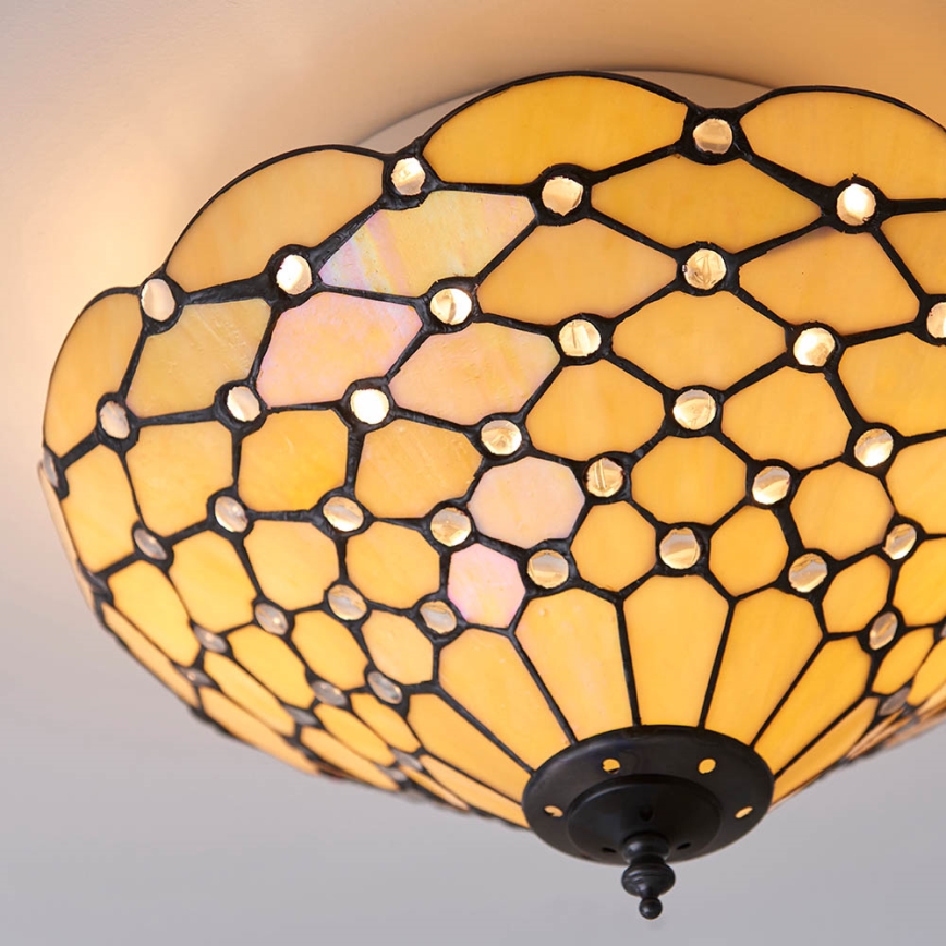 Endon 70242 - Stropna svjetiljka PEARL 2xE27/60W/230V pr. 37 cm