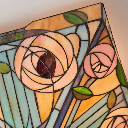 Endon 70698 - Stropna svjetiljka Tiffany WILLOW 2xE27/60W/230V