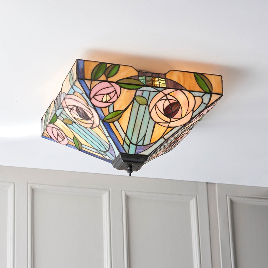Endon 70698 - Stropna svjetiljka WILLOW 2xE27/60W/230V