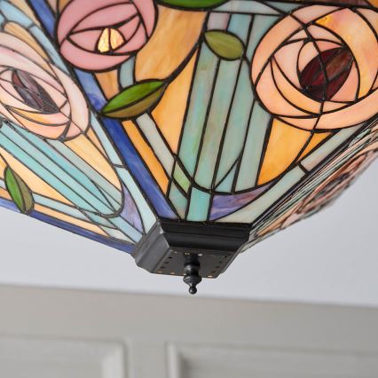 Endon 70698 - Stropna svjetiljka WILLOW 2xE27/60W/230V