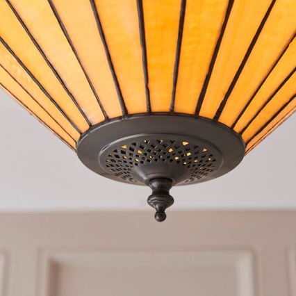 Endon 70706 - Stropna svjetiljka Tiffany JAMELIA 2xE27/60W/230V, promjer 50 cm