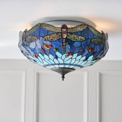 Endon 70722 - Stropna svjetiljka DRAGONFLY 2xE27/60W/230V pr. 41 cm