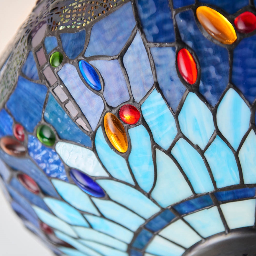 Endon 70722 - Stropna svjetiljka Tiffany DRAGONFLY 2xE27/60W/230V Ø 41 cm