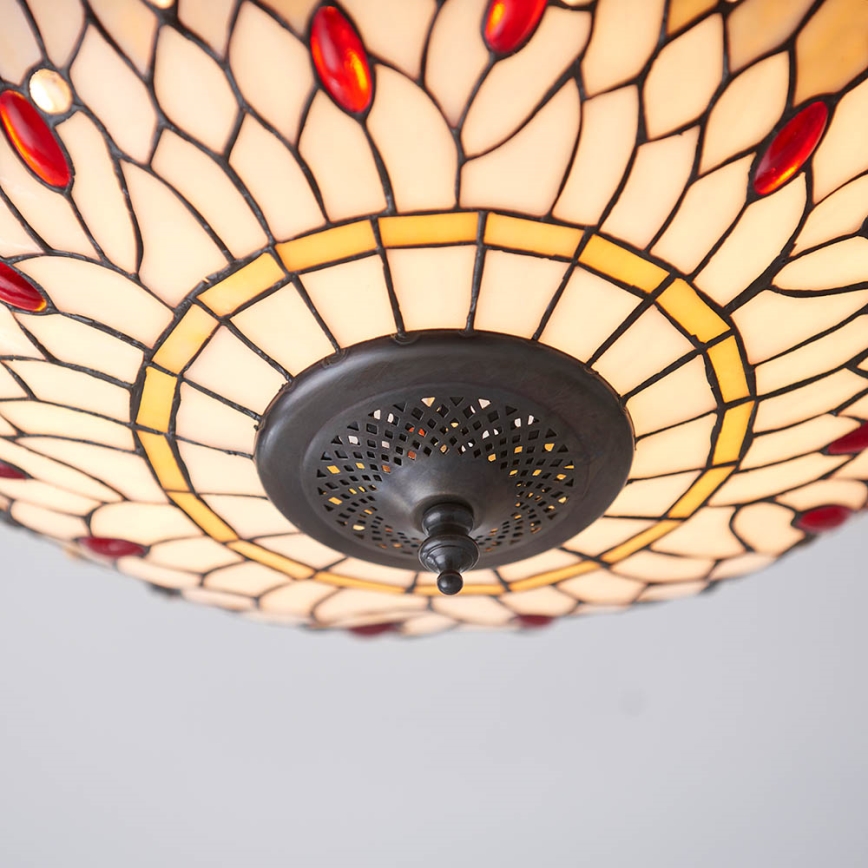 Endon 70723 - Stropna svjetiljka DRAGONFLY 2xE27/60W/230V pr. 41 cm