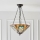 Endon 70750 - Luster na lancu Tiffany HECTOR, 3xE27/60W/230V, promjer 40 cm