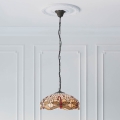 Endon 70824 - Luster na lancu Tiffany DRAGONFLY 3xE27/60W/230V pr. 41 cm